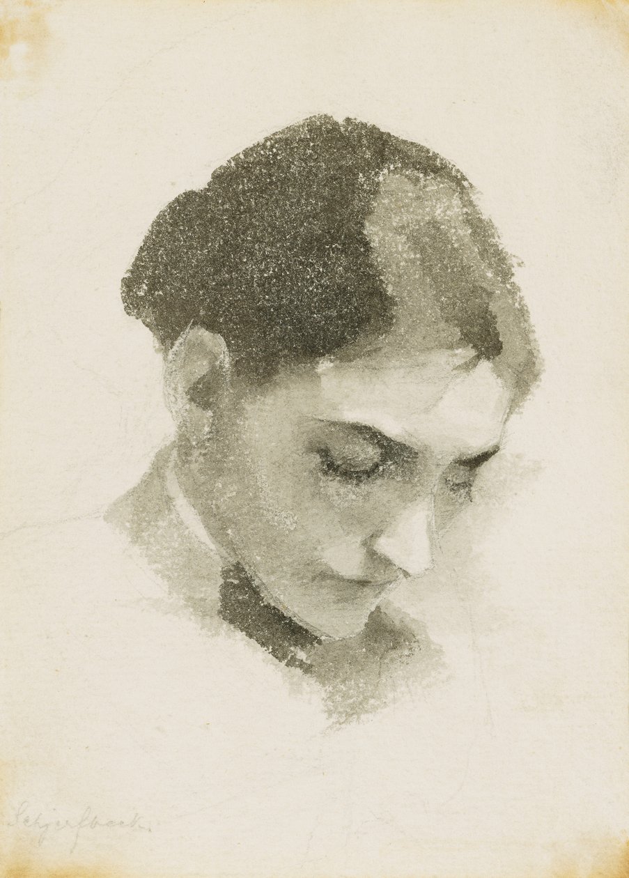 Naisen pää tekijältä Helene Schjerfbeck