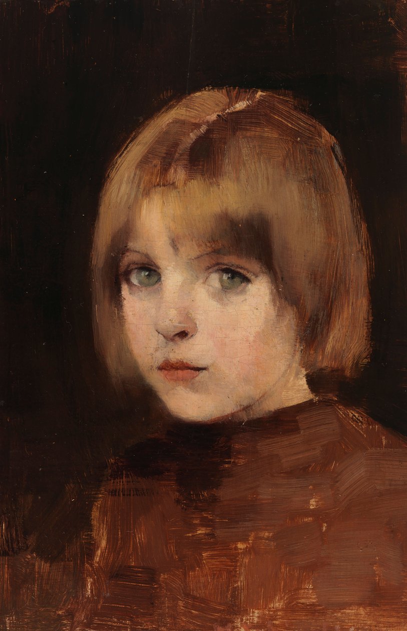 Tytön pää tekijältä Helene Schjerfbeck