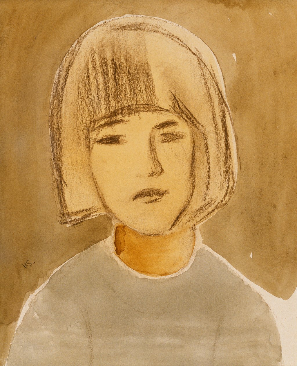Tytön muotokuva tekijältä Helene Schjerfbeck
