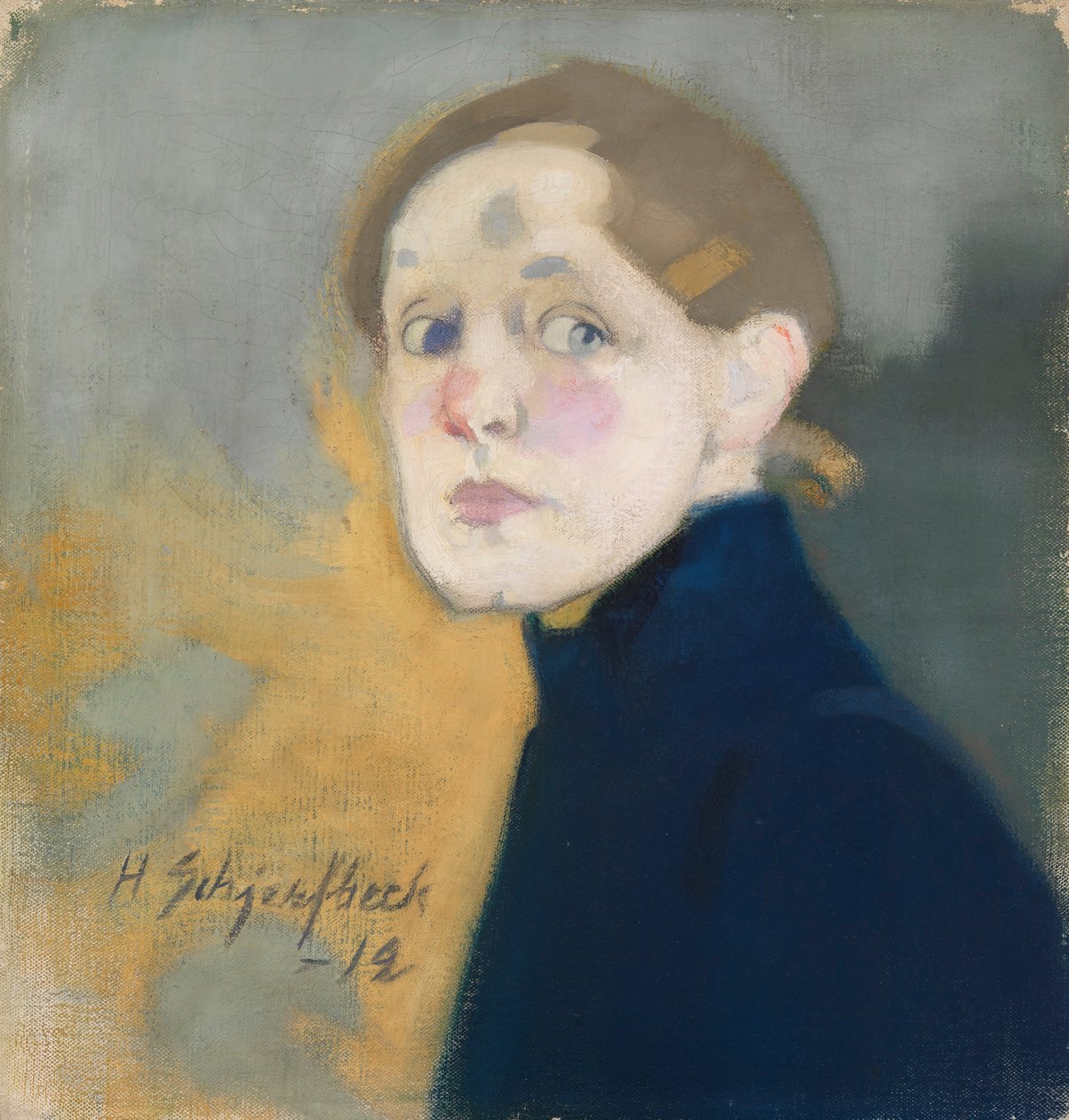 Omakuva, 1912. tekijältä Helene Schjerfbeck