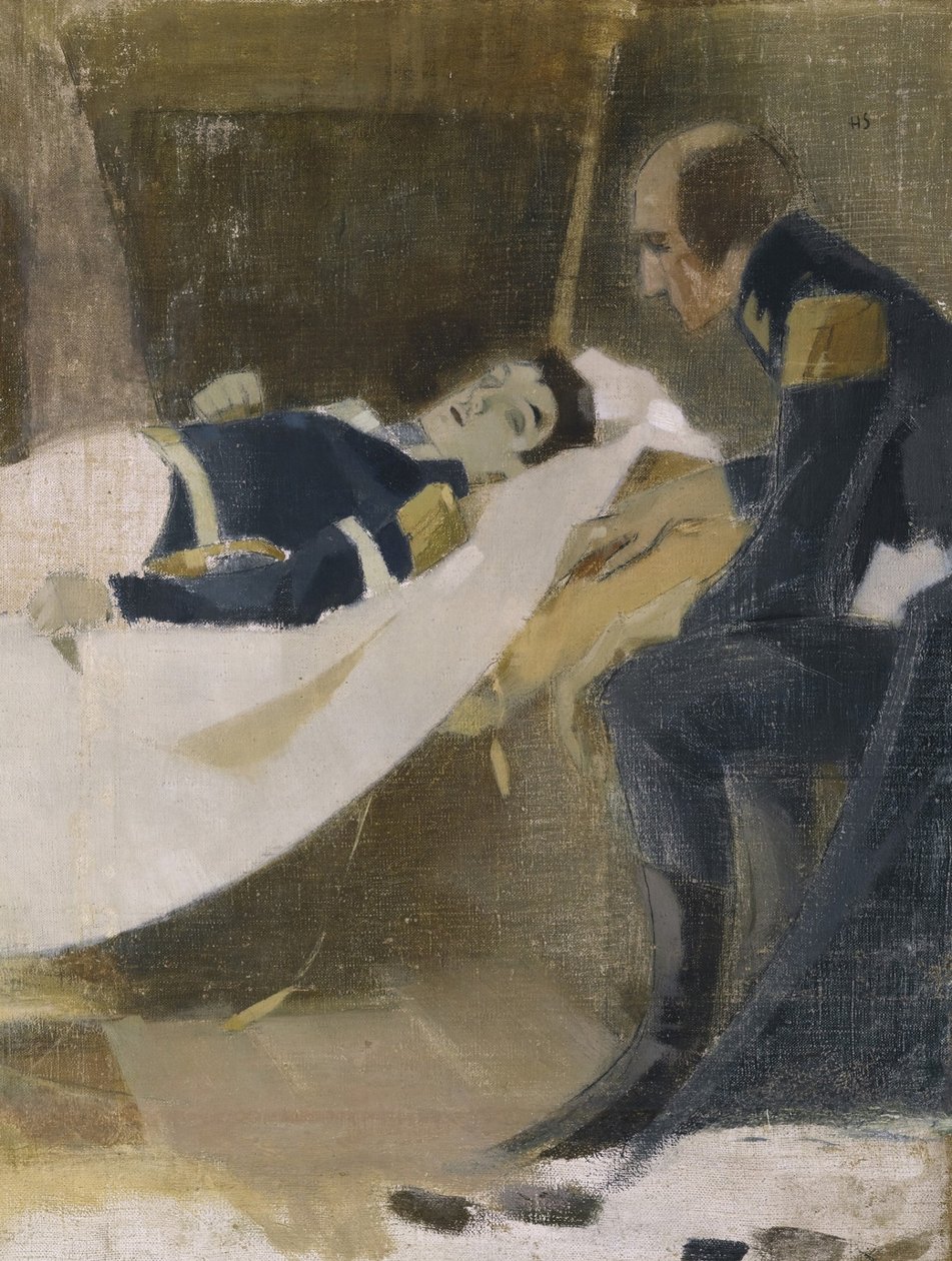 Wilhelm von Schwerinin kuolema, 1927 tekijältä Helene Schjerfbeck