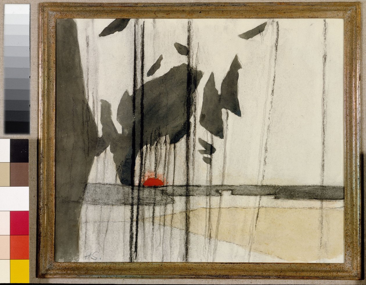 Trees and Sunset, Hiidenvesi tekijältä Helene Schjerfbeck