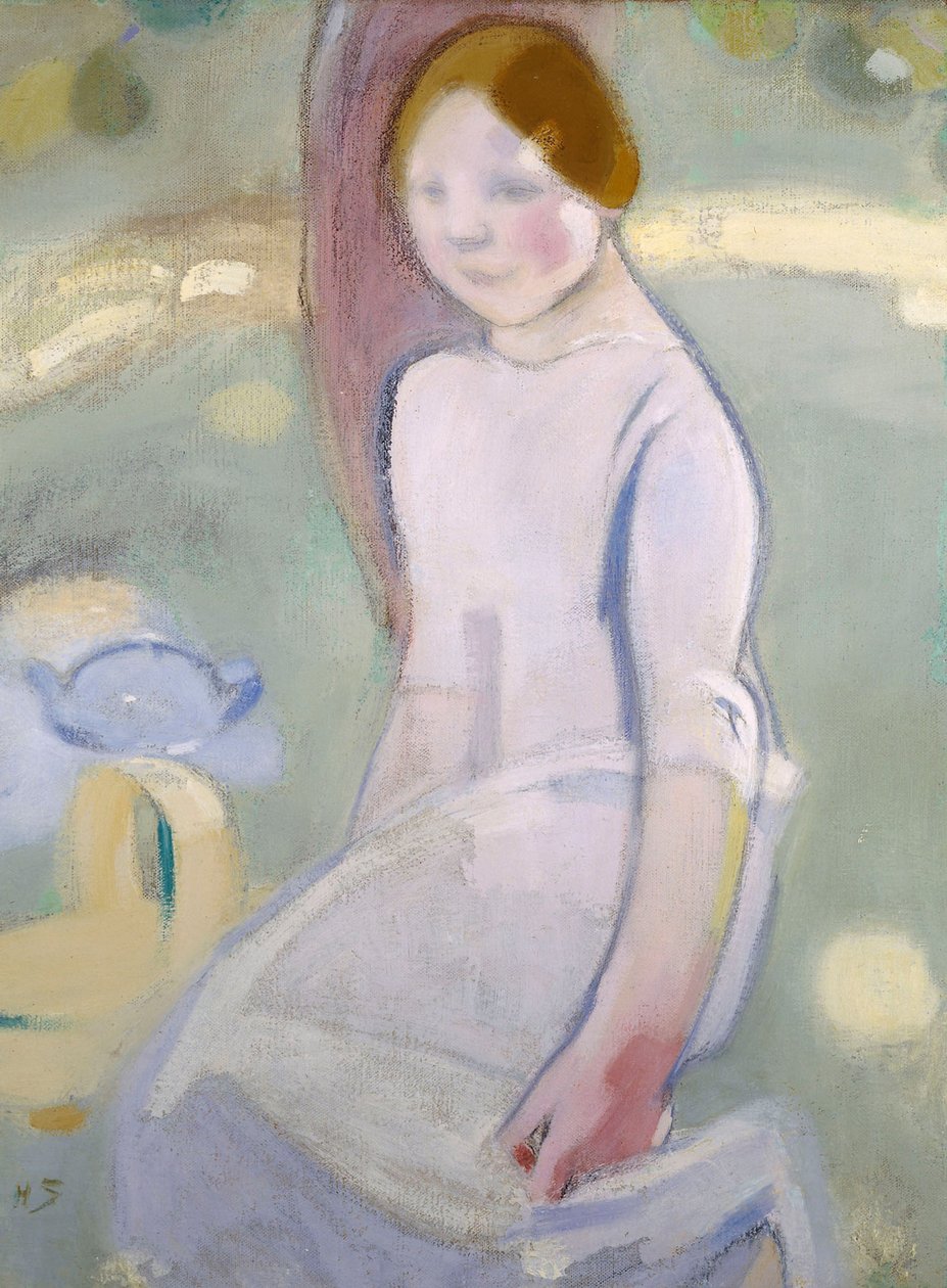 Lehmuksen alla, 1911. tekijältä Helene Schjerfbeck