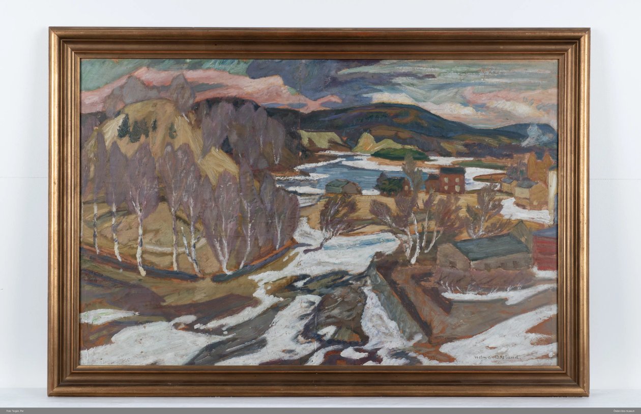 Ångermanälven [ÖLJYMAALAUS] tekijältä Helmer Osslund
