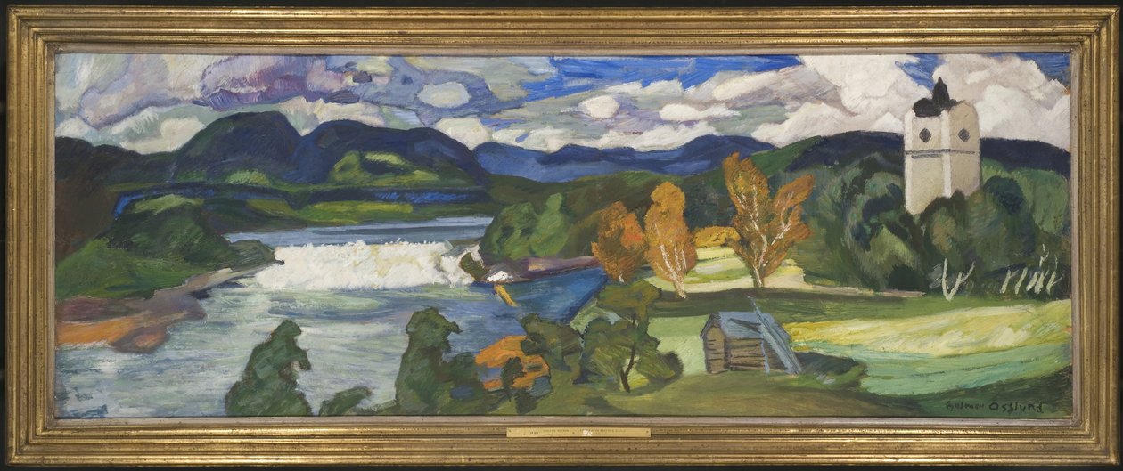 Näkymä Ragundasta, Jämtlandista tekijältä Helmer Osslund