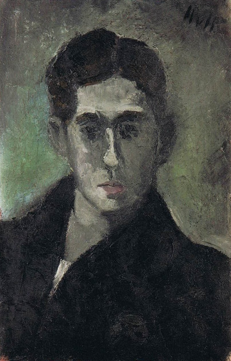Selbstbildnis, 1923 tekijältä Helmut Kolle