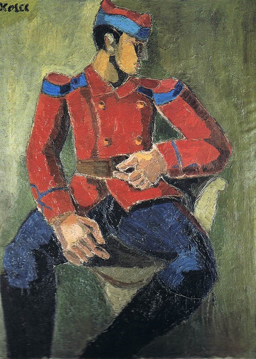 Sitzender Soldat tekijältä Helmut Kolle