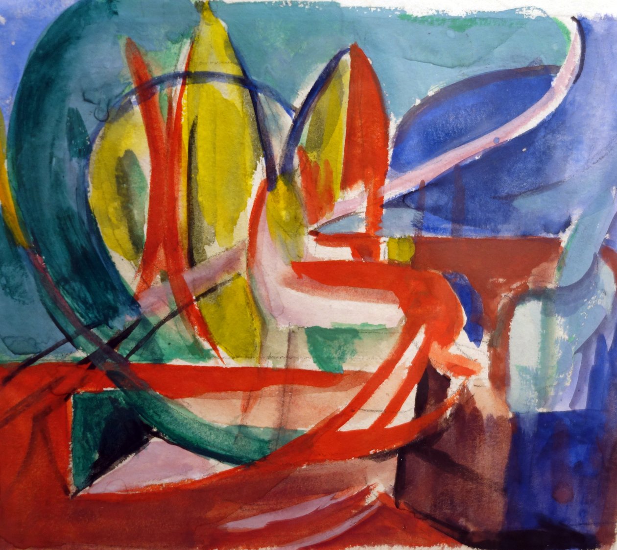 Opiskelijana Gemälde Gazelle von Franz Marc tekijältä Helmuth Macke