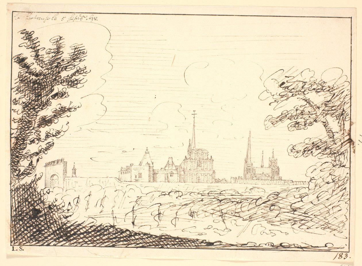 Prospekt af Notre-Dame-de-la-Mercicorde, Bordeaux tekijältä Hem