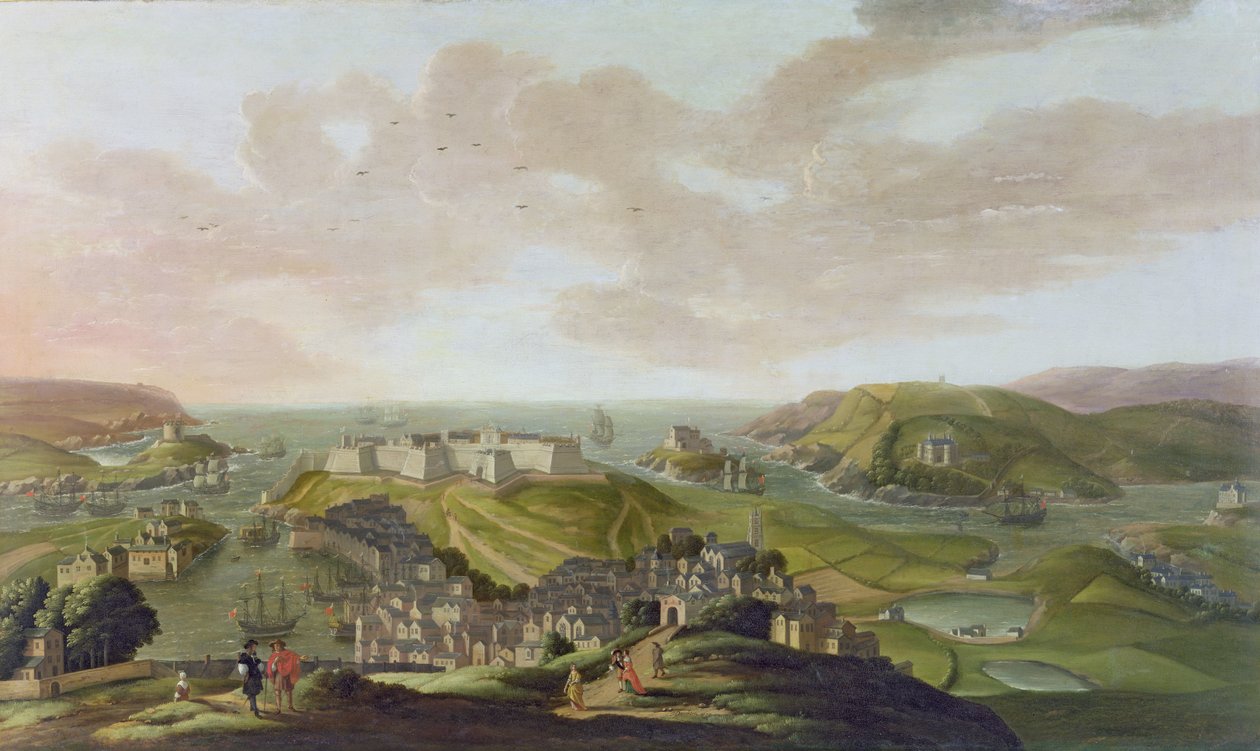 Plymouth, 1673 tekijältä Hendrick Danckerts