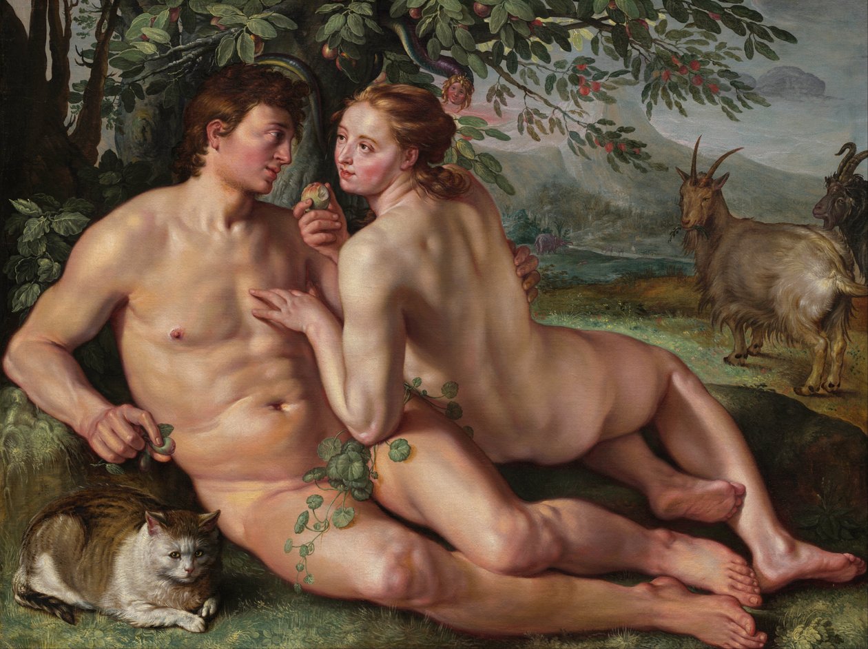 Ihmisen syntiinlankeemus tekijältä Hendrik Goltzius