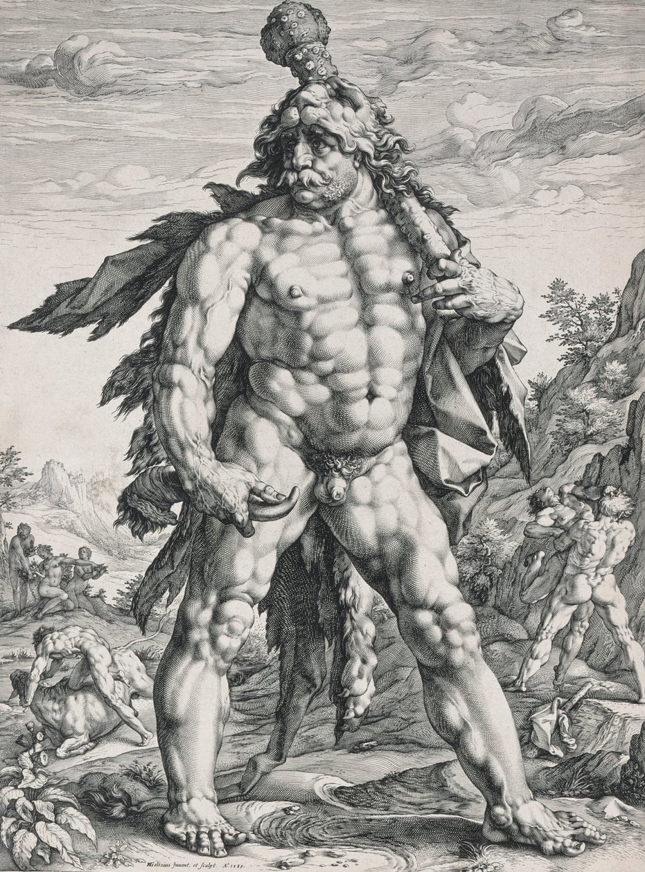 Suuri Hercules tekijältä Hendrik Goltzius