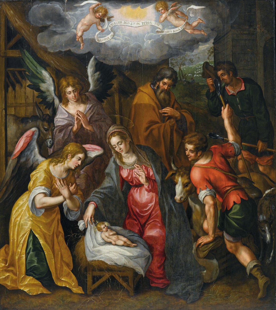 Die Geburt Christi tekijältä Hendrick de Clerck