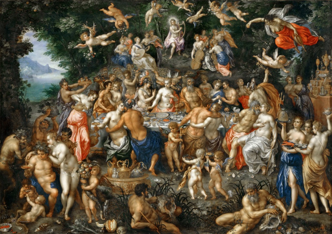 Thetis ja Peleus tekijältä Hendrick de Clerck