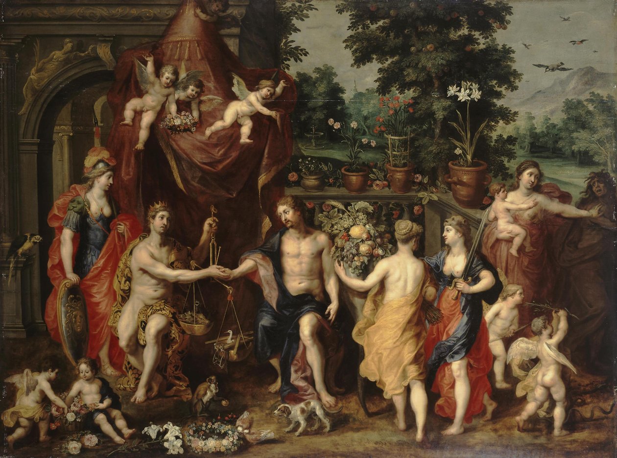 Hyveellisen elämän allegoria tekijältä Hendrick van Balen