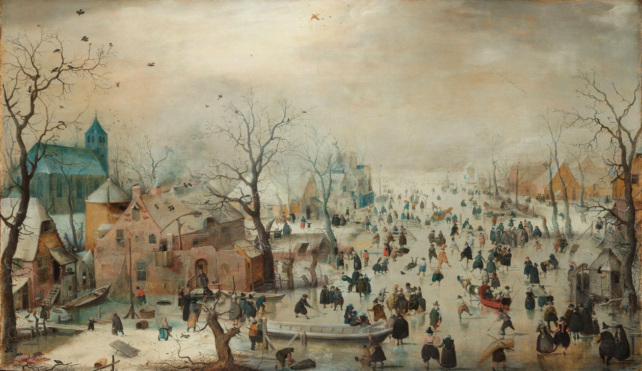Talvimaisema luistelijoiden kanssa Talvimaisema luistelijoiden kanssa tekijältä Hendrick Avercamp
