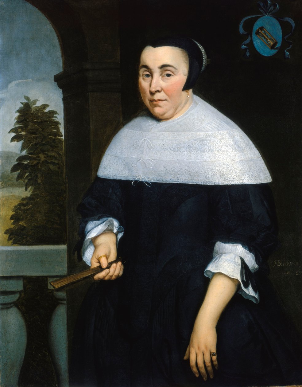 Anna van Gelderin muotokuva, noin 1664 (öljy kankaalle). tekijältä Hendrick Berckman