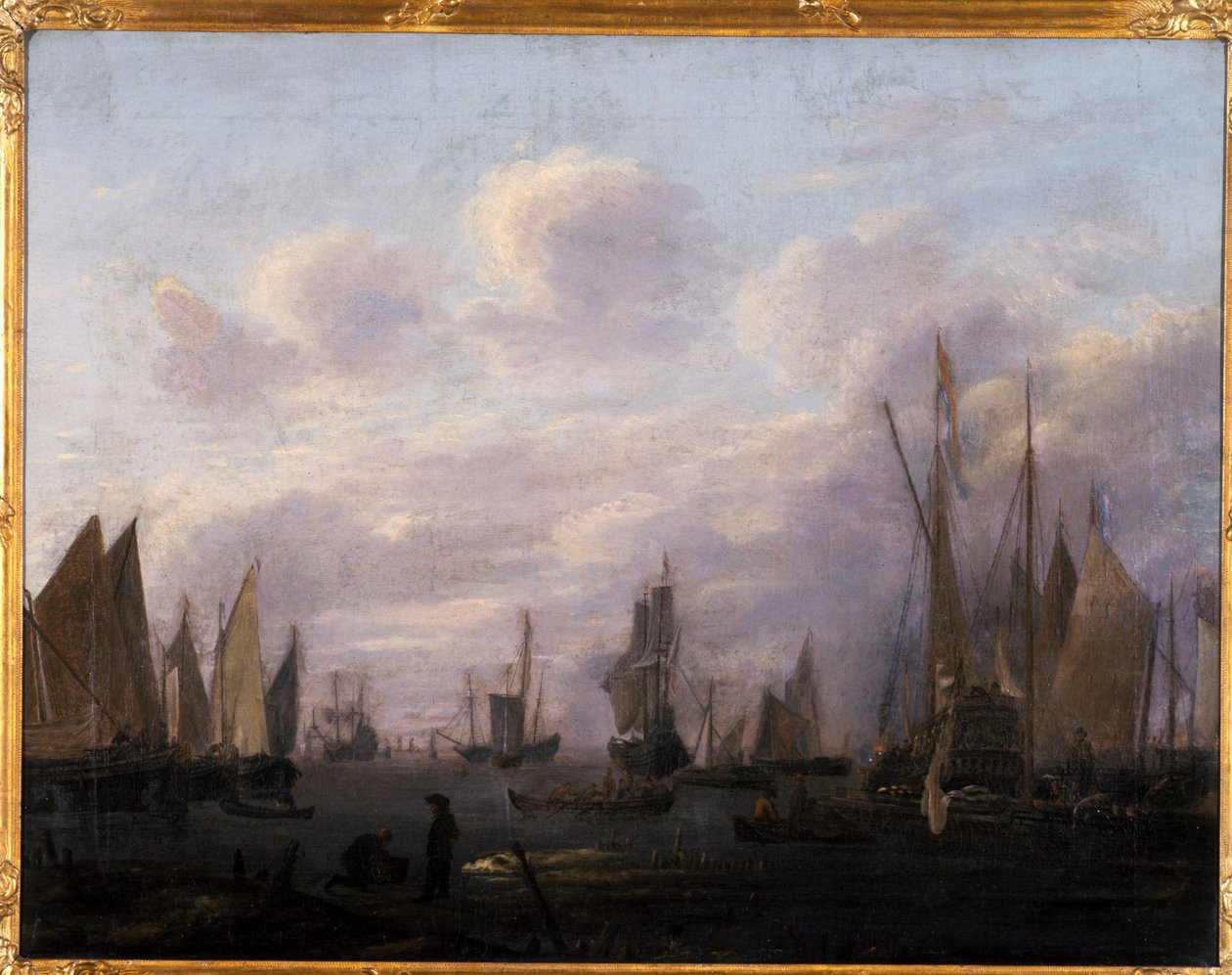 Sataman sisäänkäynti, 1700 tekijältä Hendrick Dubbels