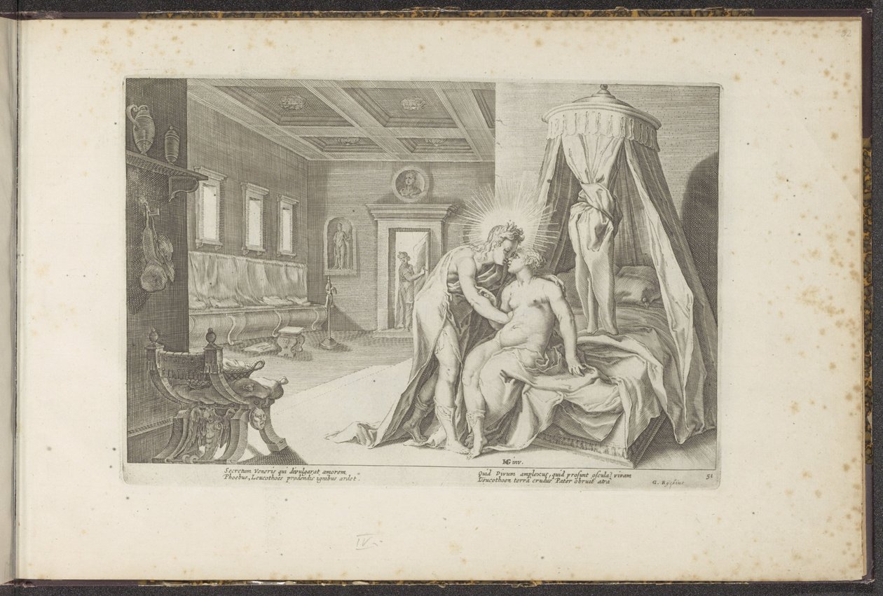 Apollo viettelee Leucothean Ovid