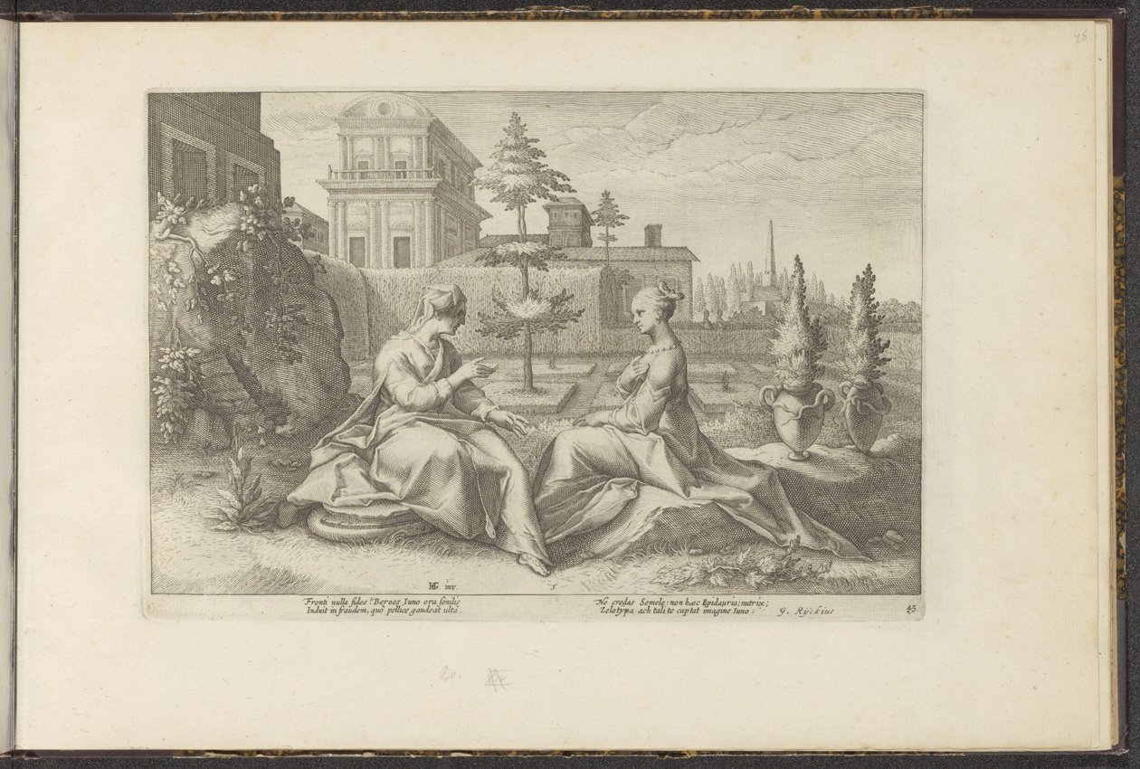 Juno lähestyy Semeleä Beroen varjossa Ovid