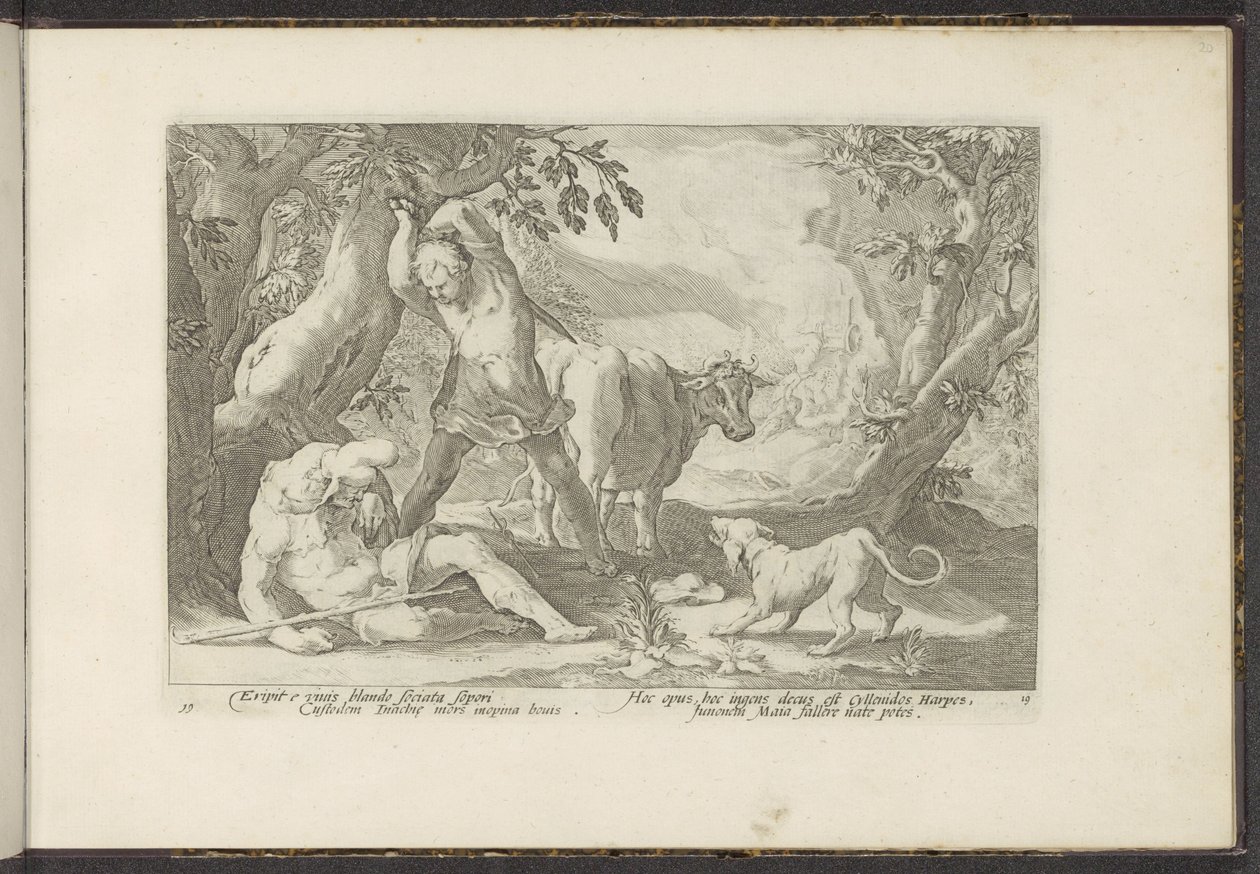 Mercurius doodt Argus Ovid