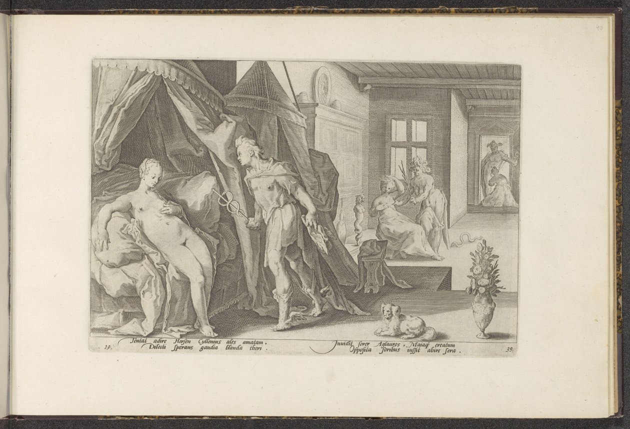 Mercurius Herses-kamerassa Ovid