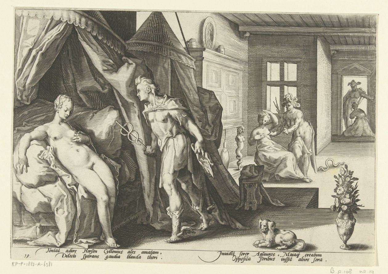 Mercurius Herses-kamerassa Ovid