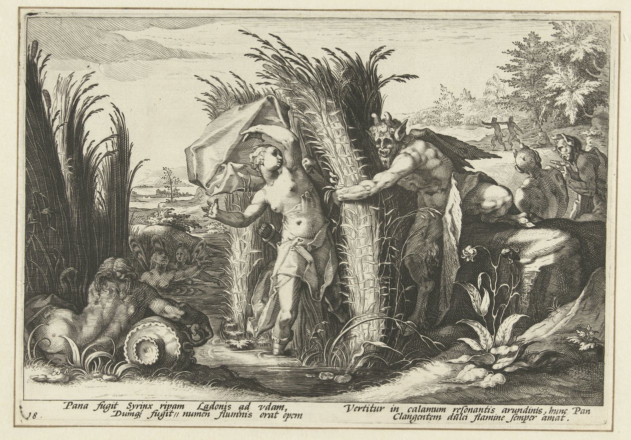 Pan en Syrigs Ovid