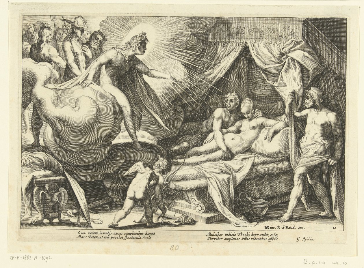 Venus i Mart sorpresos per Apol·lo Les metamorfosis d