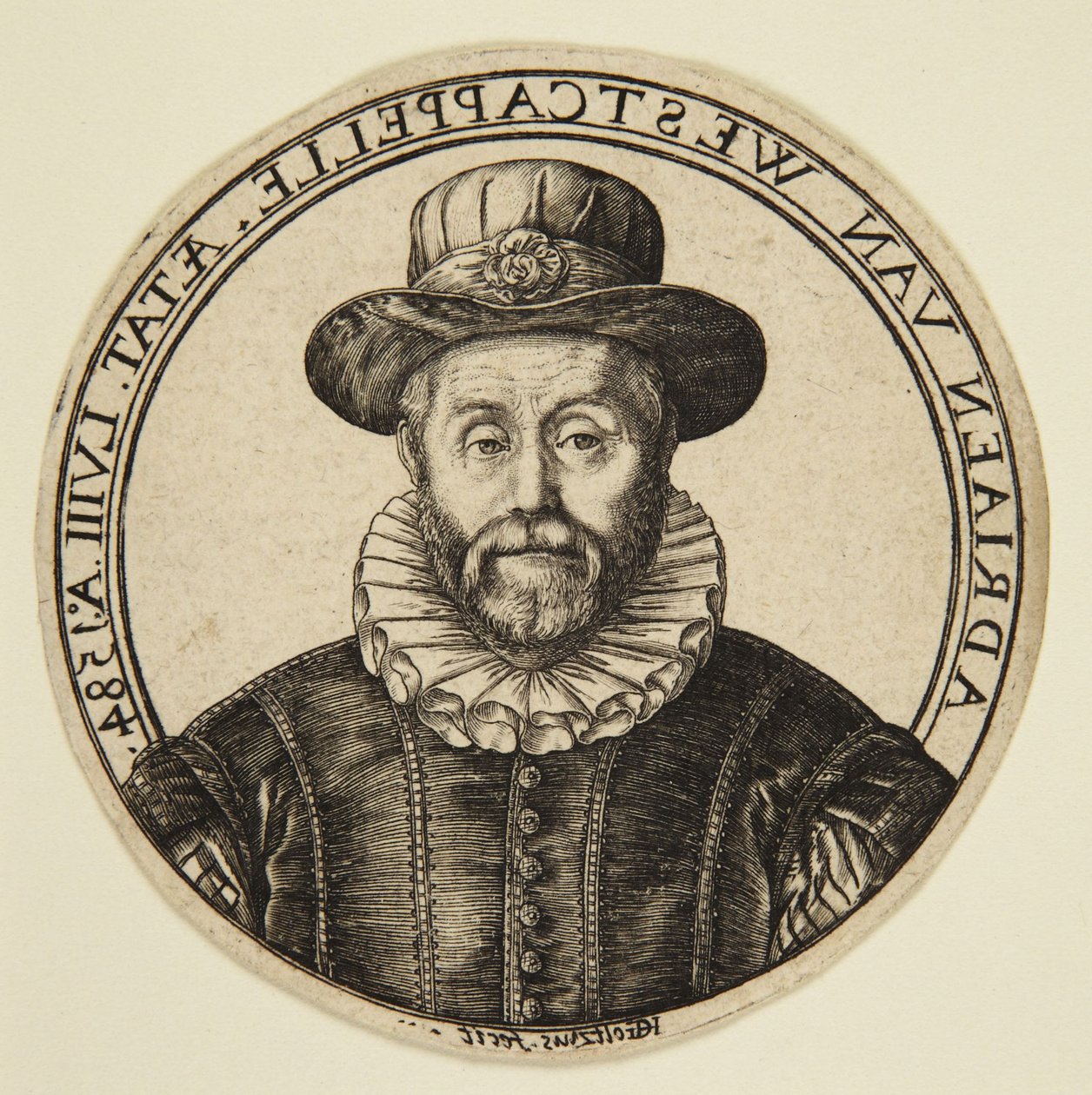 Adriaen van Westcappelle tekijältä Hendrick Goltzius