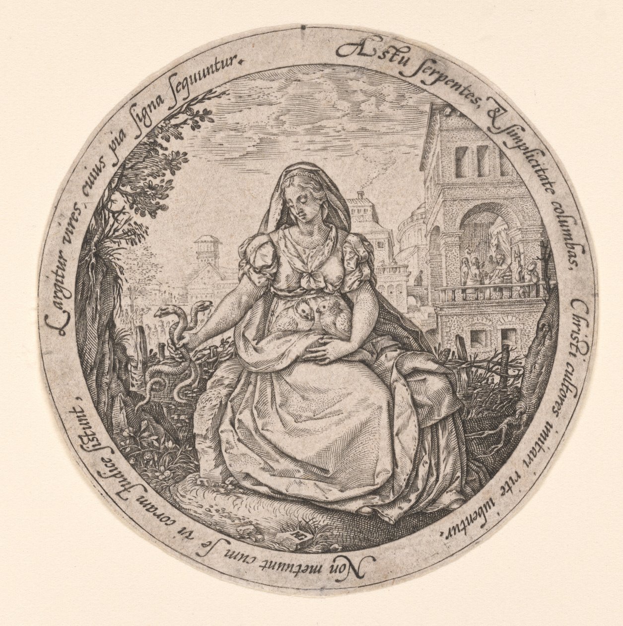 Varovaisuuden allegoria tekijältä Hendrick Goltzius