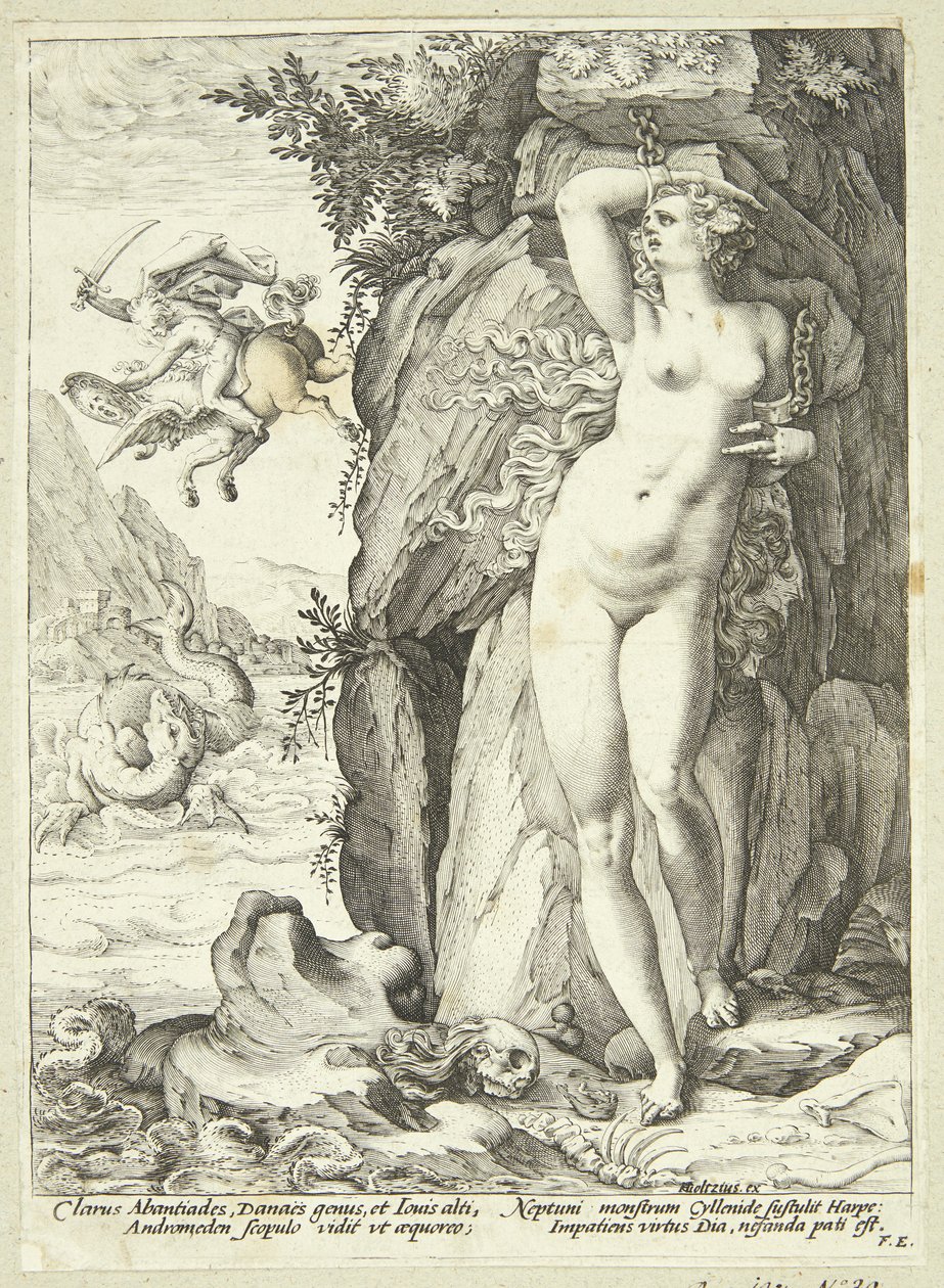 Perseus vapauttaa Andromedan tekijältä Hendrick Goltzius