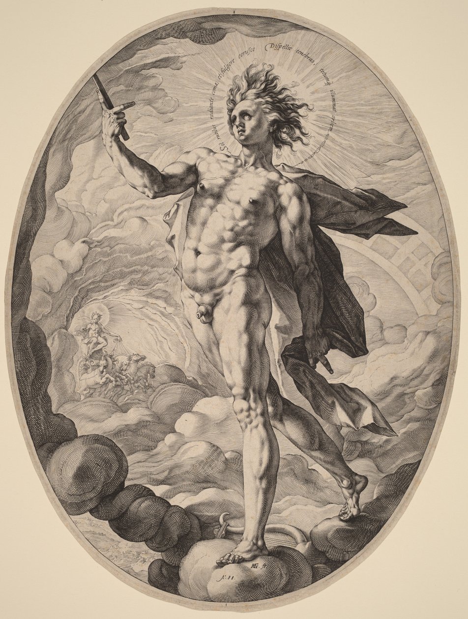 Apollo tekijältä Hendrick Goltzius