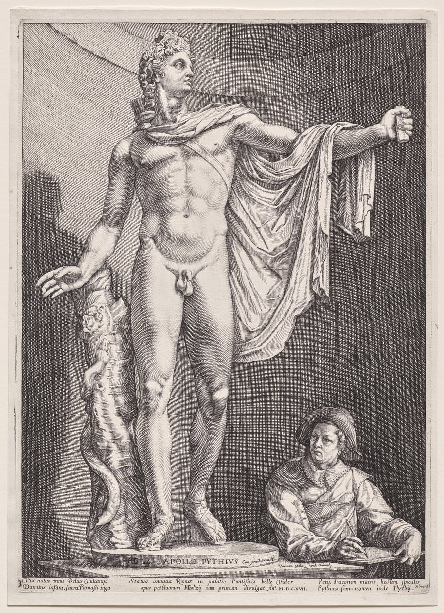 Belvederen Apollo tekijältä Hendrick Goltzius