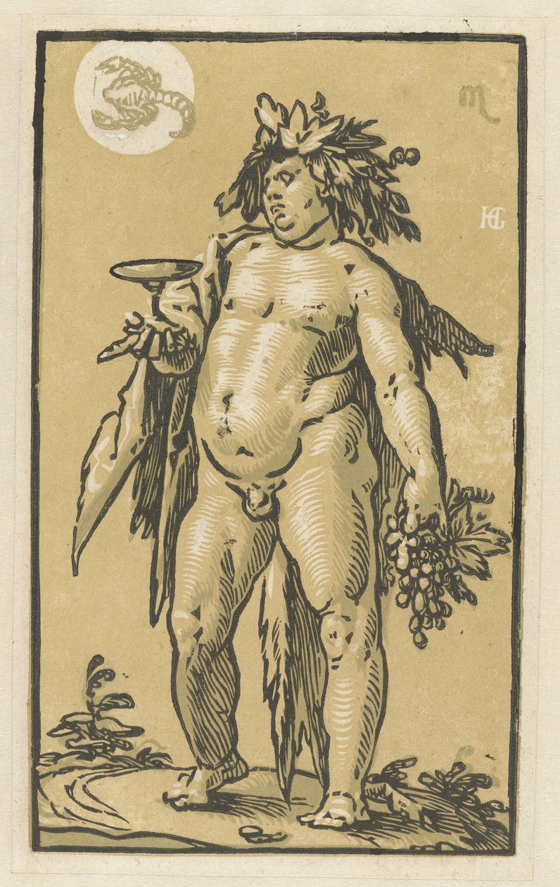 Bacchusfinnès tekijältä Hendrick Goltzius