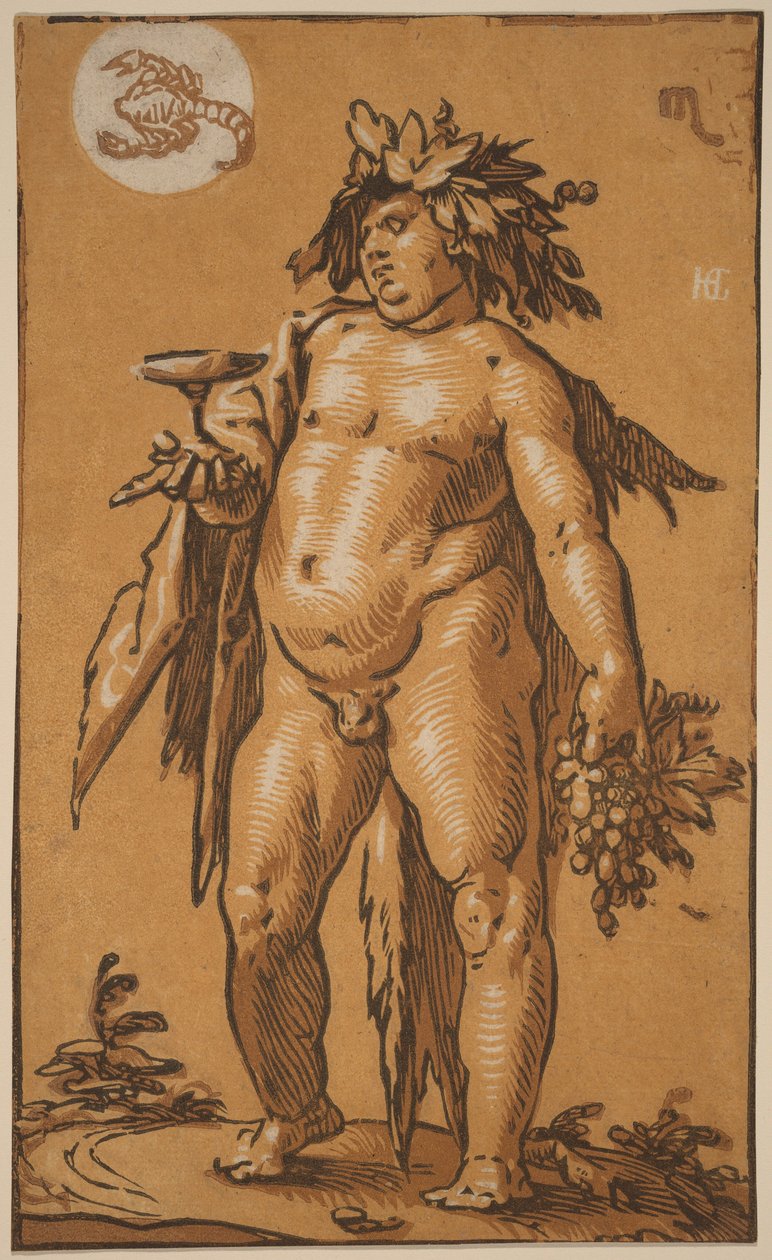 Bacchus tekijältä Hendrick Goltzius