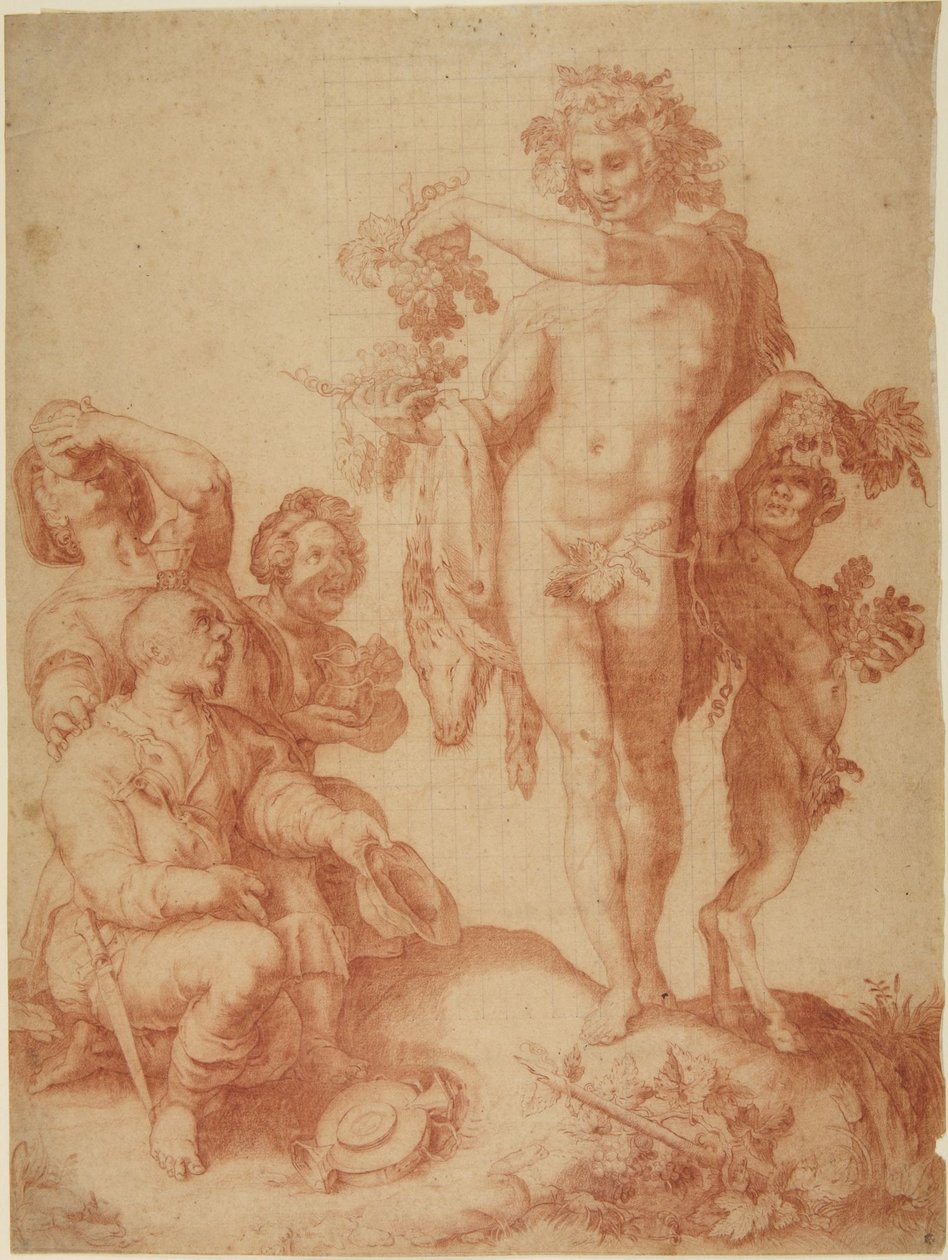 Bacchus tekijältä Hendrick Goltzius