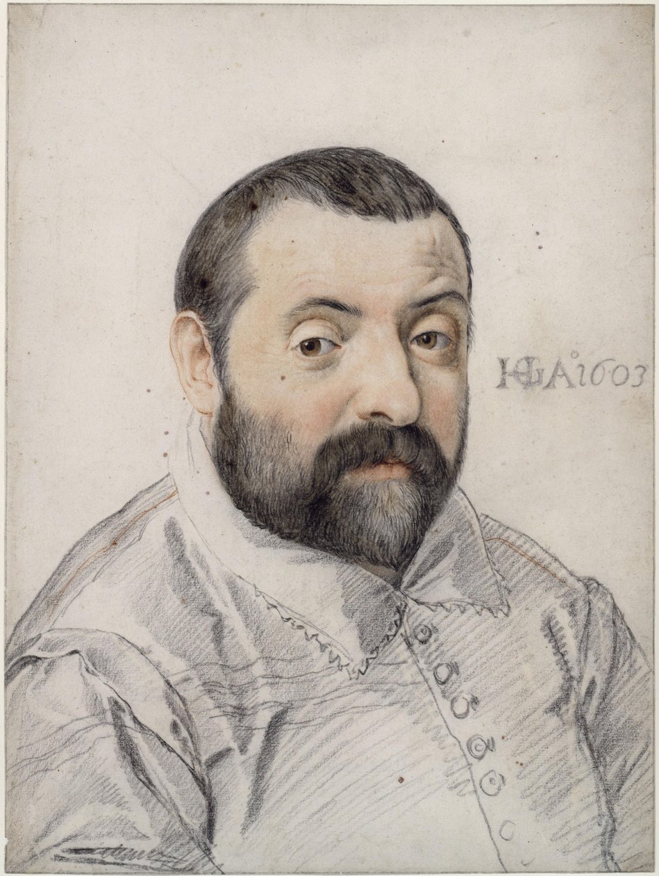 Jacopo Palma il Giovane -muotokuva tekijältä Hendrick Goltzius