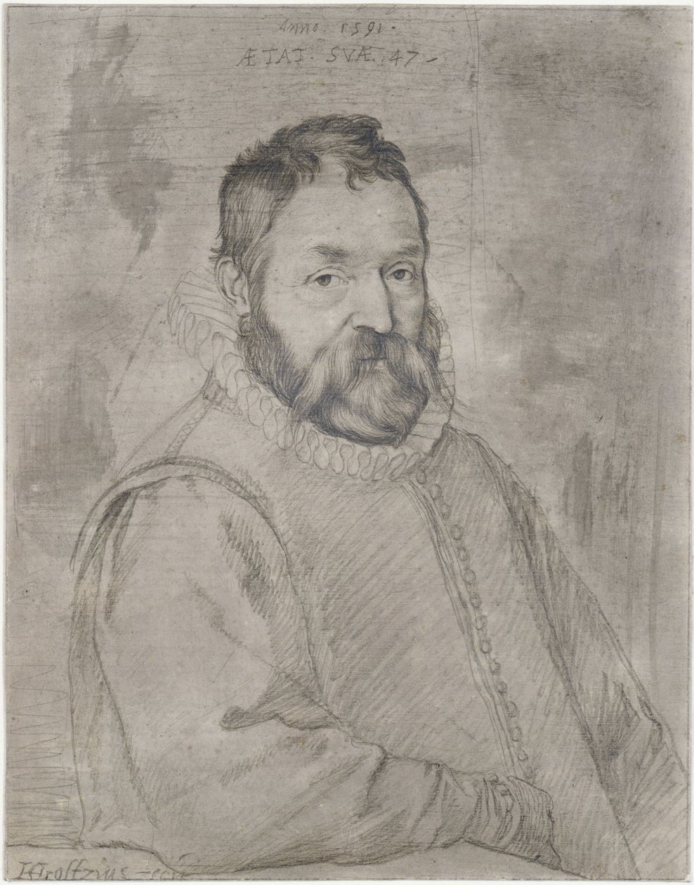 Federico Zuccarin rintakuva tekijältä Hendrick Goltzius