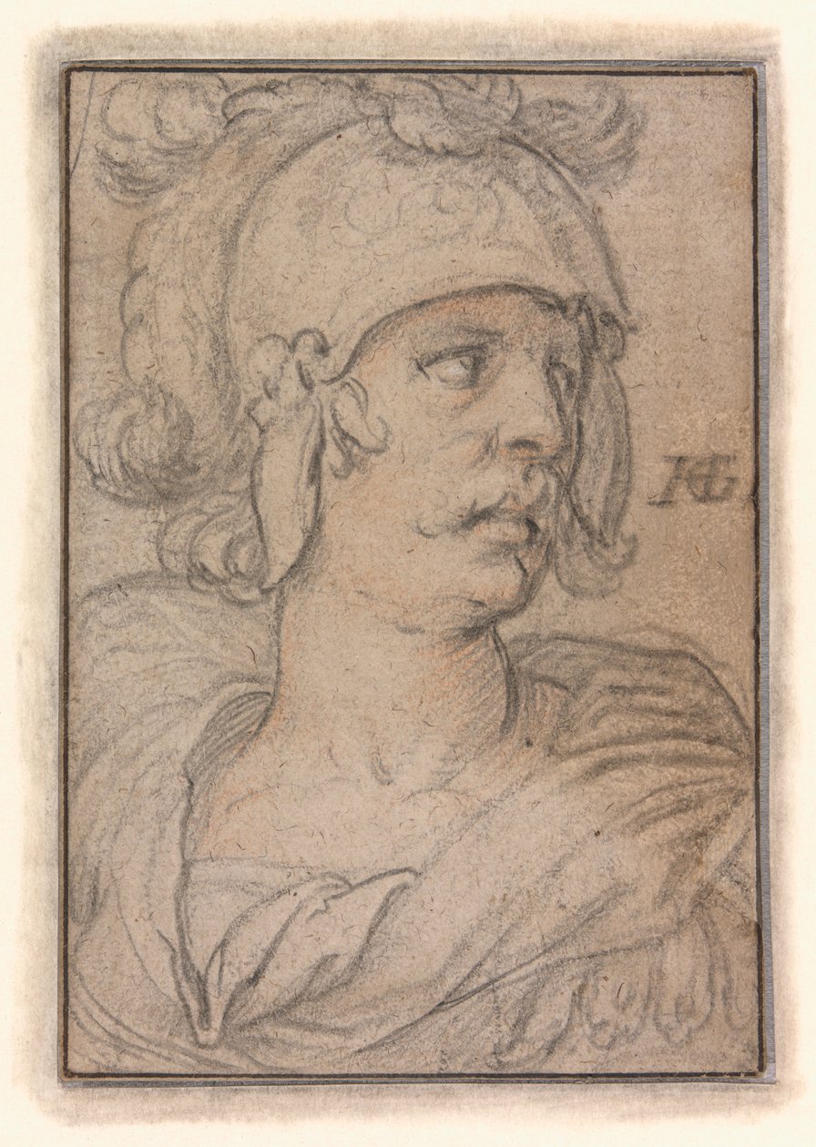 Soturin rintakuva tekijältä Hendrick Goltzius