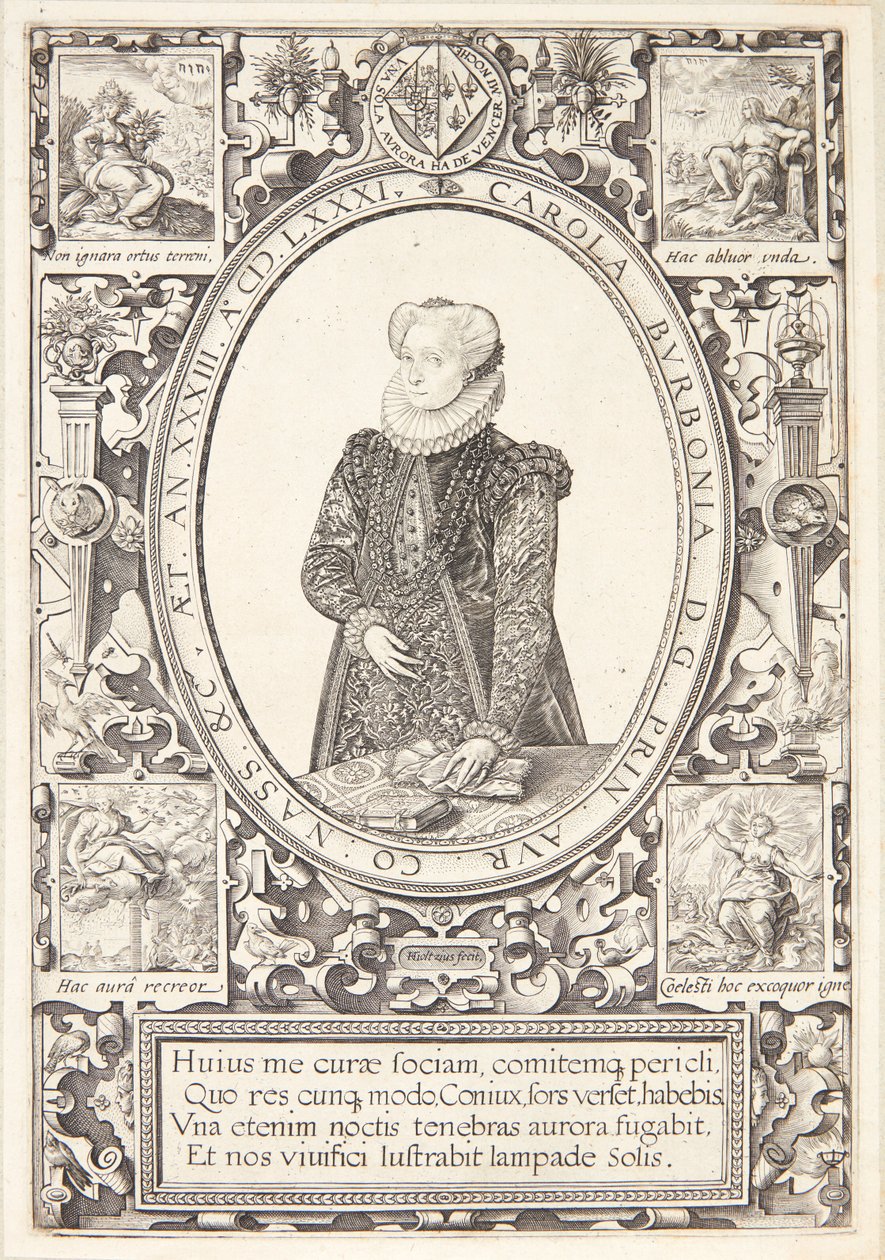 Charlotte Bourbonilainen tekijältä Hendrick Goltzius