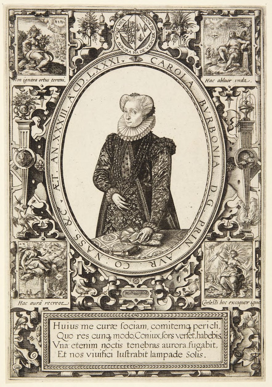 Charlotte Bourbonilainen tekijältä Hendrick Goltzius