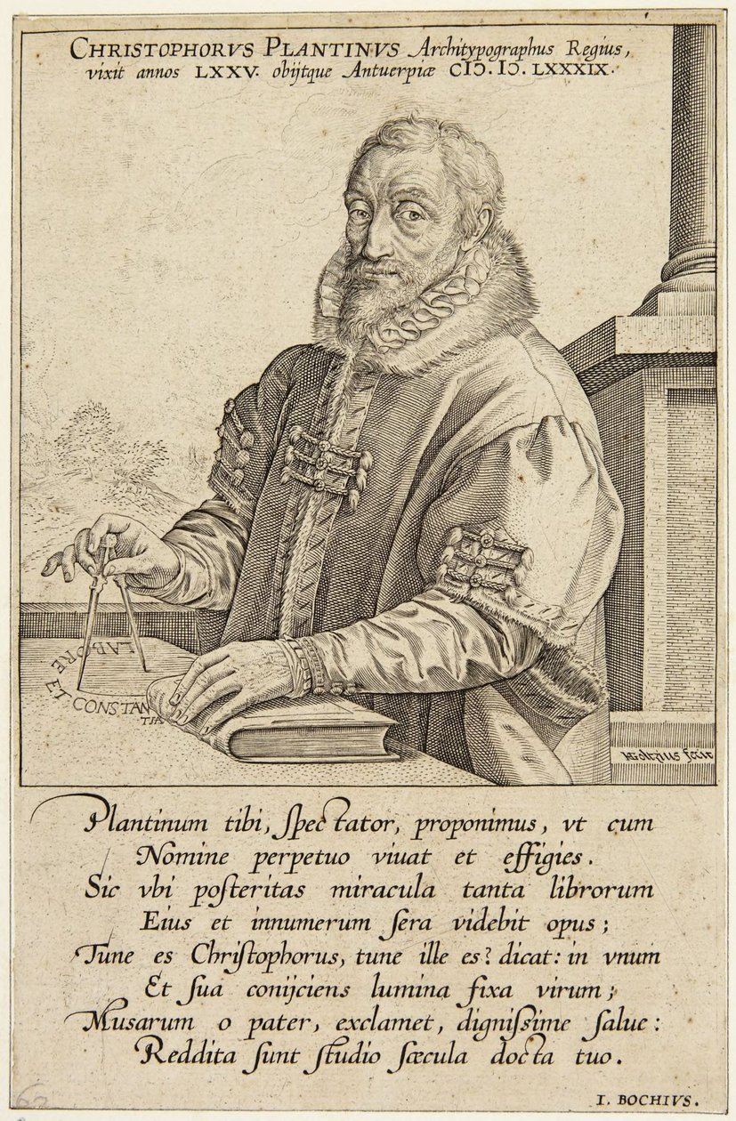 Christopher Plantin tekijältä Hendrick Goltzius