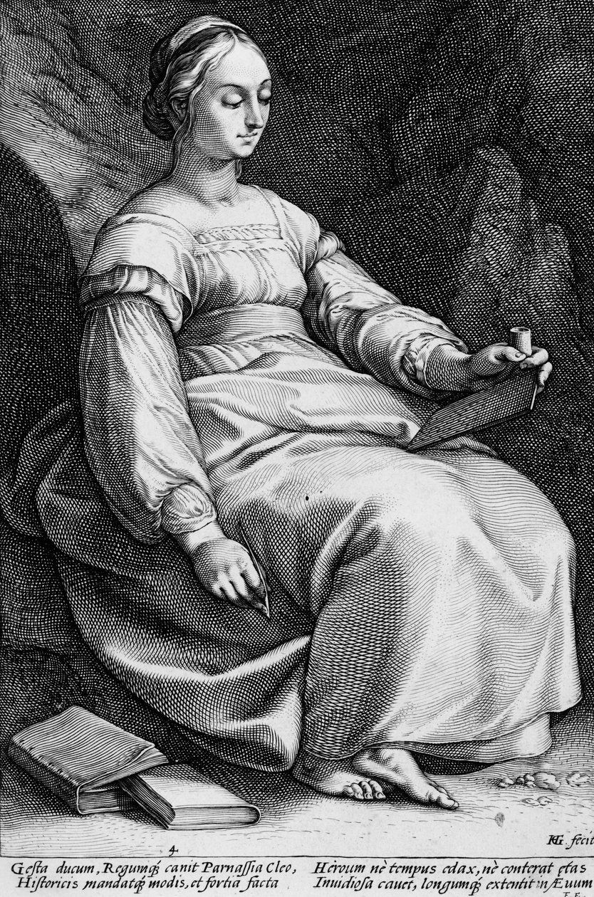 Kleio tekijältä Hendrick Goltzius