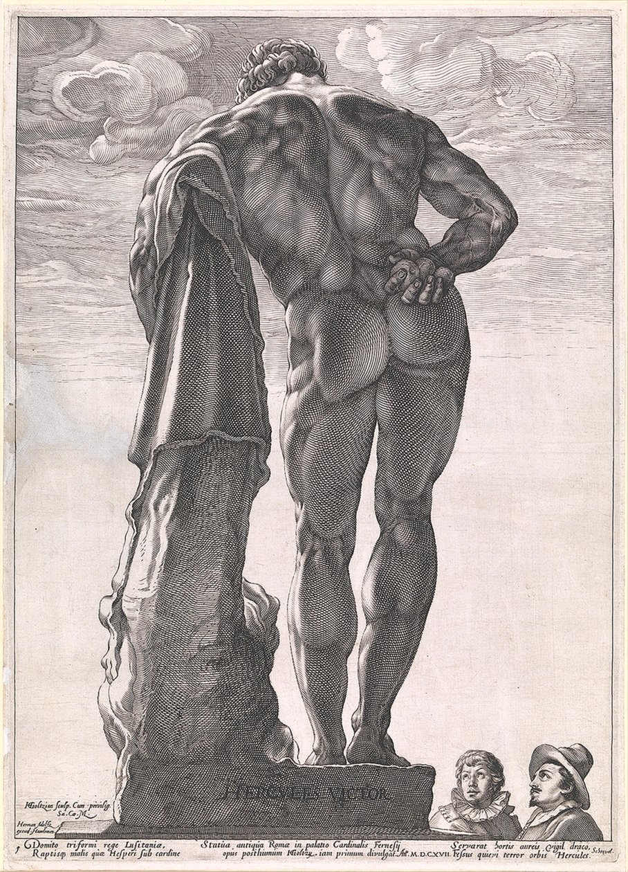 De Hercules Farnese tekijältä Hendrick Goltzius
