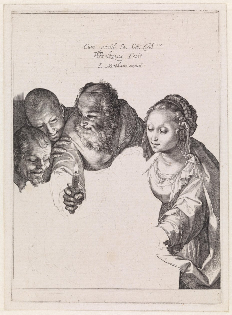Paimenten kumarrus tekijältä Hendrick Goltzius