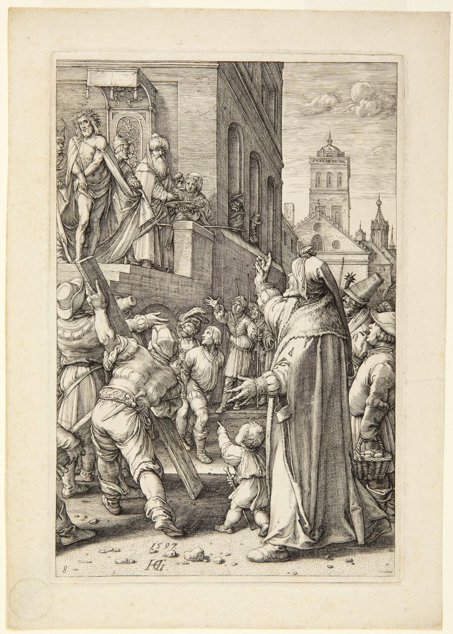 Katsokaa tätä miestä tekijältä Hendrick Goltzius