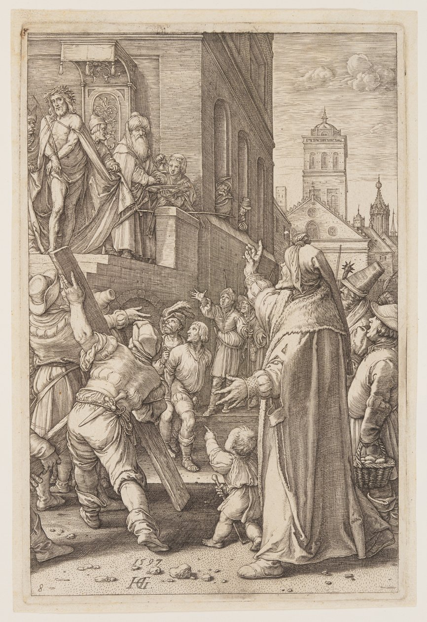 Ecce Homo, elokuvasta The Passion tekijältä Hendrick Goltzius