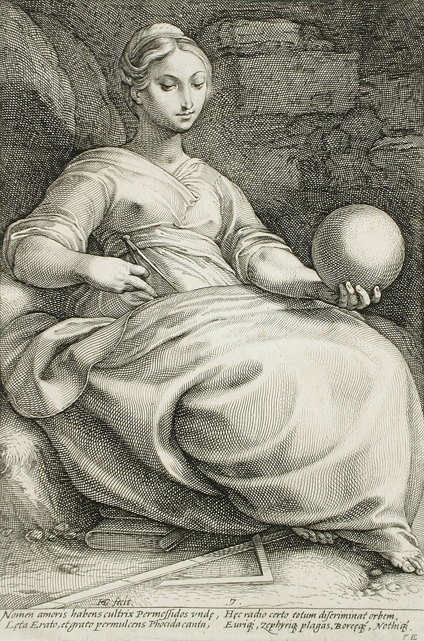 Erato tekijältä Hendrick Goltzius