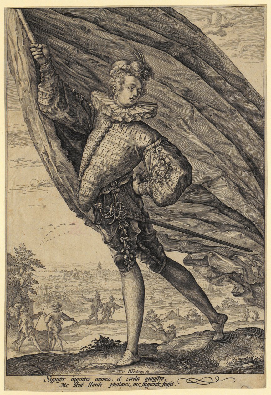 Lipunheiluttaja tekijältä Hendrick Goltzius